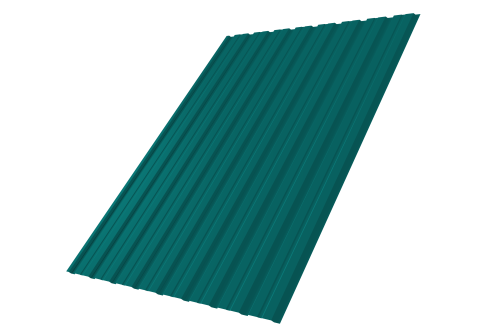 Профнастил С10В 0.45 PE RAL 5021 водная синь