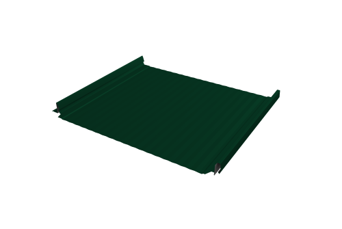 Кликфальц Pro Gofr Grand Line 0,5 Satin Matt с пленкой на замках RAL 6005 зеленый мох