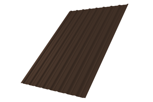 Профнастил С10A 0,45 Drap RAL 8017 шоколад