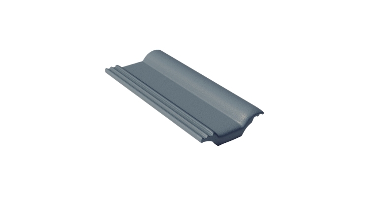 Половинчатая черепица Braas Франкфуртская графит