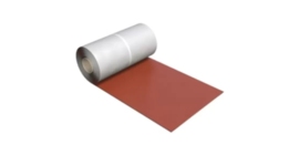 Лента для примыканий V-Flex окрашенный алюминий рулон 300х5000 мм красный