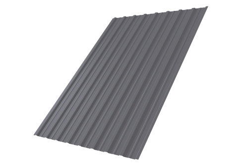 Профнастил С10A 0,7 PE RAL 7004 сигнальный серый