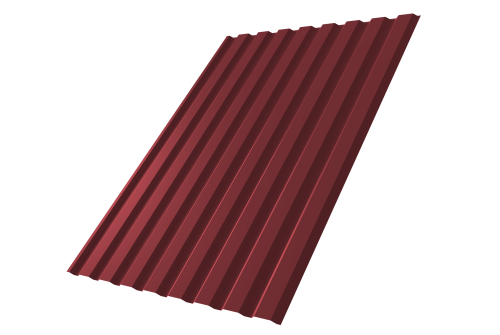 Профнастил С20А 0.45 Drap RAL 3005 красное вино