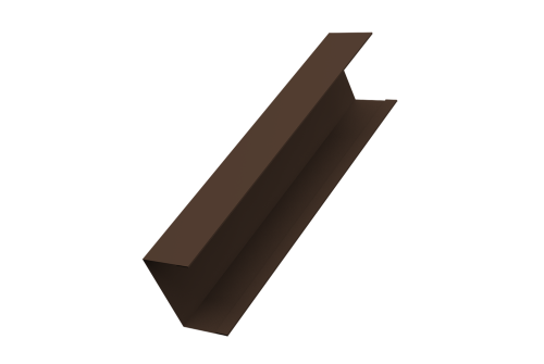 Крышка жалюзи Milan, Tokyo для калиток, ворот 0,45 PE-Double RAL 8017 шоколад (3м)