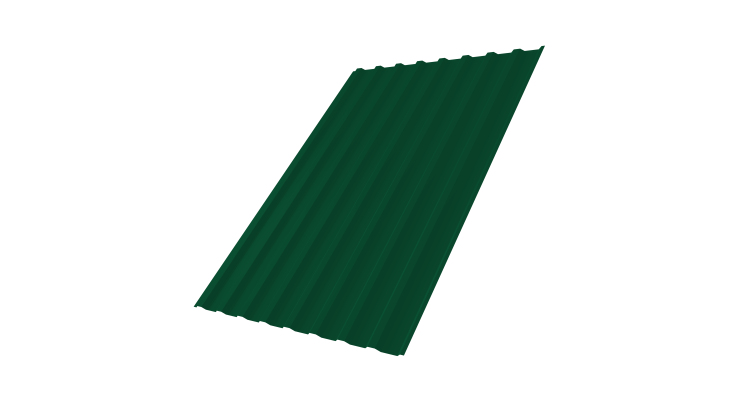 Профнастил С20В 0,7 PE RAL 6005 зеленый мох