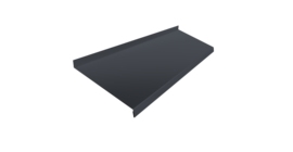 Отлив простой 200 0,5 Satin Matt RAL 7024 мокрый асфальт (3м)