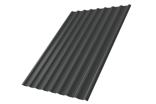 Профнастил С20R 0,45 Drap TR RAL 7016 антрацитово-серый
