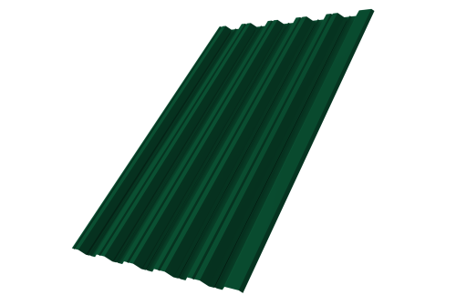 Профнастил НС35R 0,45 Drap TR RAL 6005 зеленый мох