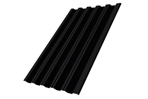 Профнастил НС35R 0,45 Drap TR RAL 9005 черный