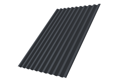 Профнастил С21R 0,5 Drap RAL 7024 мокрый асфальт
