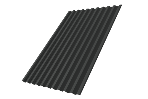 Профнастил С21R Grand Line 0,5 PurPro Matt 275 RAL 7016 антрацитово-серый