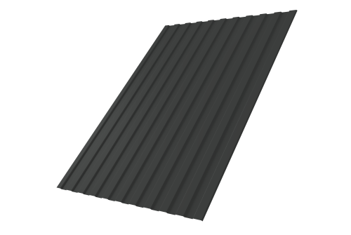 Профнастил С8A 0,45 Drap TR RAL 7016 антрацитово-серый