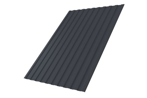 Профнастил С8A 0,5 Drap RAL 7024 мокрый асфальт