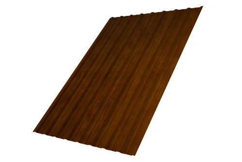 Профнастил С10A 0,45 Print-Double Premium Golden Wood Intense F