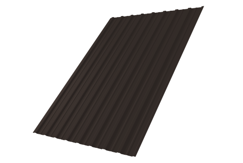 Профнастил С10A 0,45 Drap TR RR 32 темно-коричневый