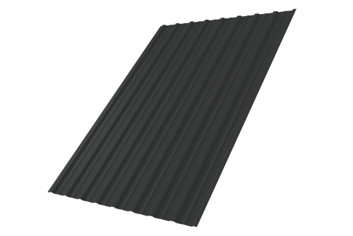 Профнастил С10A 0,5 PurPro Matt 275 RAL 7016 антрацитово-серый