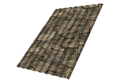 Профнастил С20A 0.45 Print Elite King Stone TwinColor