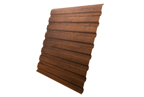 Профнастил С20A 0.45 Print Elite Golden Wood TwinColor