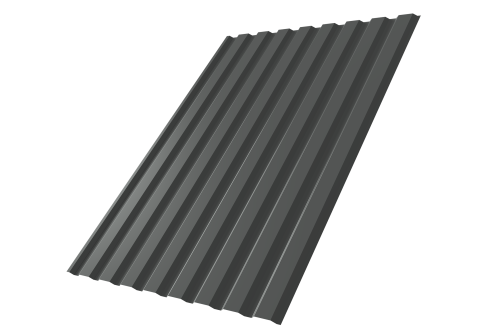 Профнастил С20A 0.45 Drap ST RAL 7016 антрацитово-серый