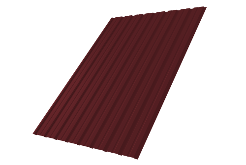 Профнастил С10B 0.45 Drap TR RAL 3005 красное вино