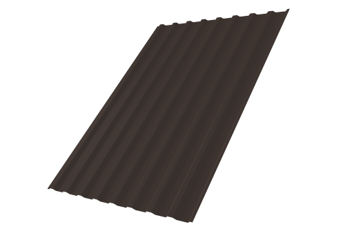 Профнастил С20B 0,45 Drap TR RR 32 темно-коричневый