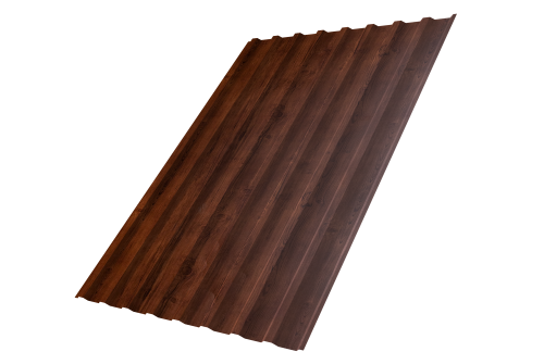 Профнастил С20B 0,45 Print Premium Cherry Wood Fresh TwinColor