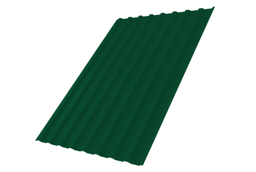 Профнастил С20B 0,5 Satin Matt RAL 6005 зеленый мох