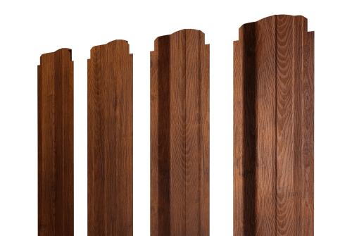 Штакетник П-образный В фигурный 0,4 Print Premium Golden Wood Fresh TwinColor
