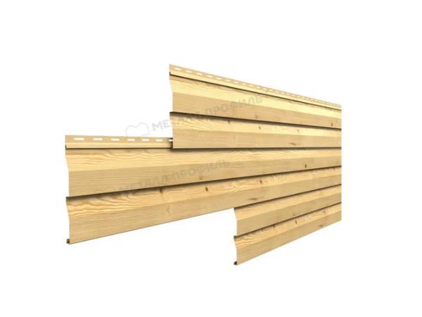 Сайдинг Металл Профиль Lбрус-XL-14х335 (ECOSTEEL_T-01-Персик. Дерево-0.5)