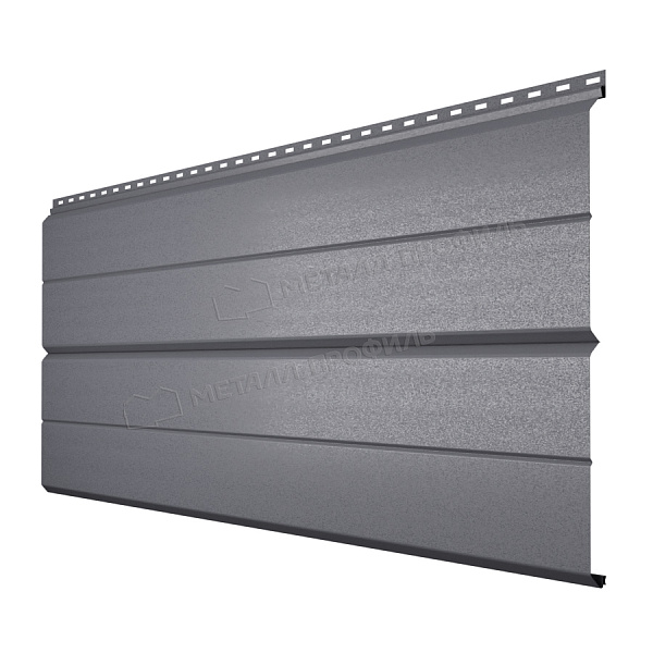 Сайдинг Металл Профиль Lбрус-XL-Н-14х335 (VALORI-20-Grey-0.5)