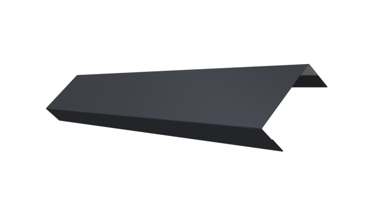 Ламель обратная 50 забора жалюзи Texas 0.5 Drap с пленкой RAL 7024 мокрый асфальт