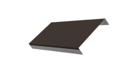 Ламель обратная 200 забора жалюзи Texas 0.5 Satin Matt TX RR 32 темно-коричневый