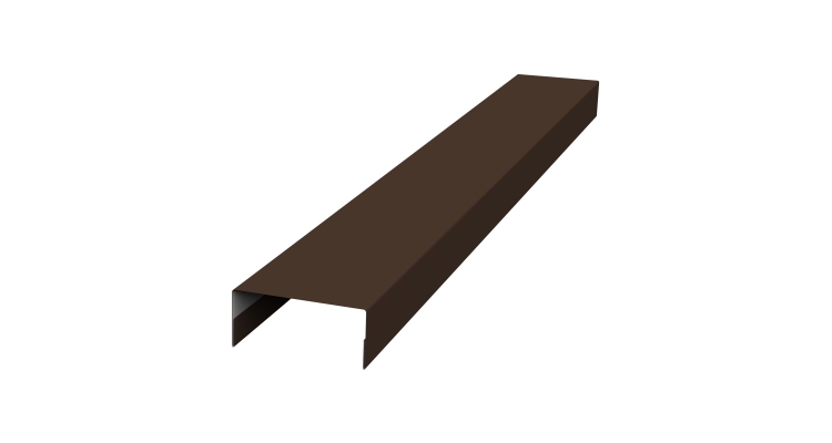 Крышка 30х15 жалюзи Texas 0,5 Atlas X RAL 8017 шоколад (3м)