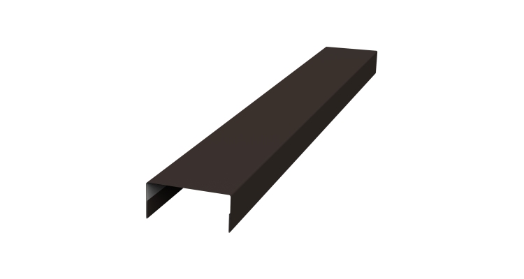 Крышка 30х20 жалюзи Texas 0,45 Drap RR 32 темно-коричневый (2,5м)