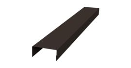 Крышка 30х20 жалюзи Texas 0,45 Drap-double TX RR 32 темно-коричневый (2,5м)