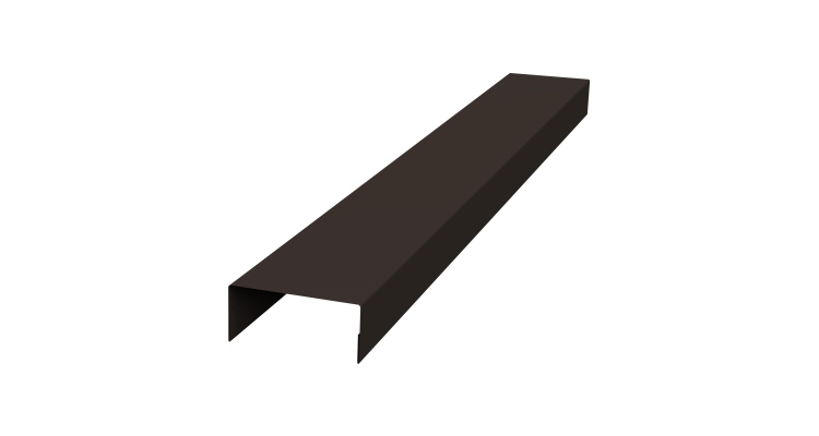 Крышка 45х20 жалюзи Texas 0,5 Drap RR 32 темно-коричневый (3м)