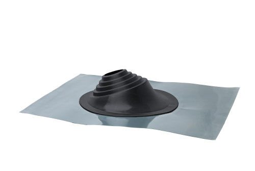 Проходной элемент MF угловой №1 (75-200мм) +185 EPDM (металлический окрашенный фланец) темно-серый