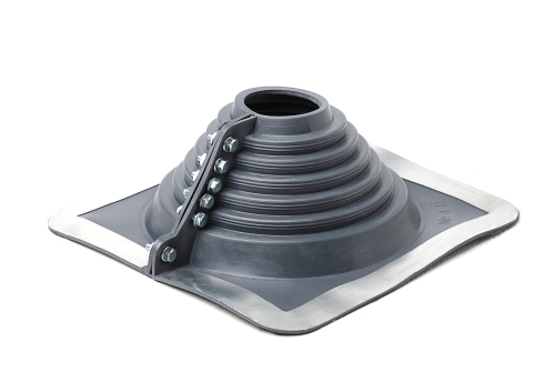 Проходной элемент MF прямой №4R (75-160мм) +185 EPDM серый