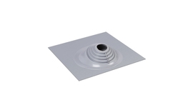 Проходной элемент MF CN угловой №17 (75-200мм) +240 силиконовый (металлический окрашенный фланец) серебро