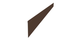 Ламель забора жалюзи Palermo 0,45 PE RAL 8017 шоколад