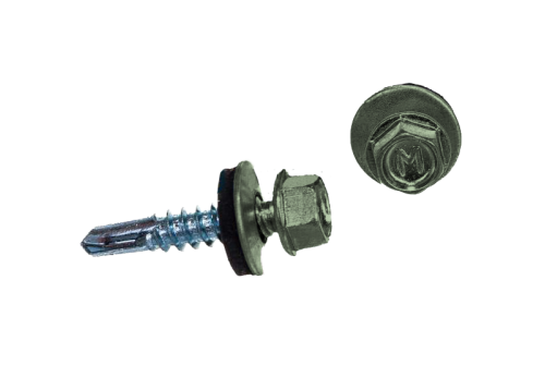 Саморез по металлу Daxmer 5,5х25 RAL 6019 (250) сверло №3