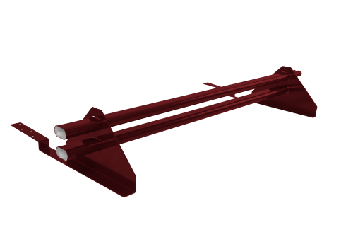 Снегозадержатель трубчатый для композитной черепицы Roman RAL 3005 (1м)